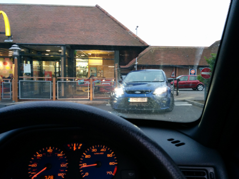 Illustration for article titled Seen at the McDonald's Drive-Thru - Ford Focus RS